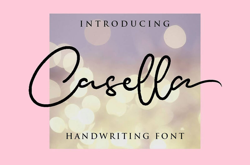 Casella-Handwritting-Font