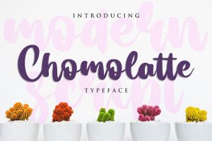 Chomolatte-Typeface