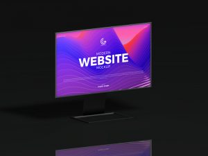 Free-Modern-Website-Mockup-With-Side-Perspective-View