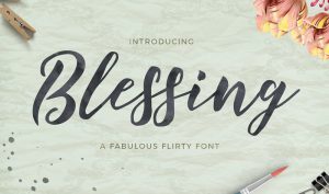 Blessing-Romantic-Font