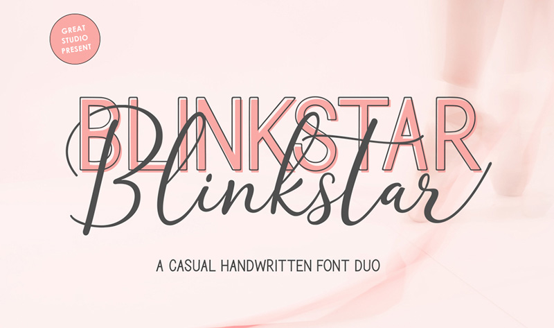 Blinkstar-Handwritten-Font