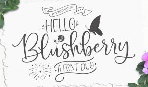 Blushberry-Font