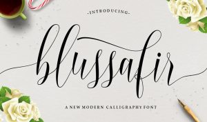 Blussafir-Calligraphy-Font