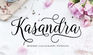 Kasandra-Calligraphy-Typeface