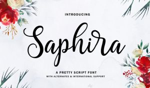 Saphira-Script-Font