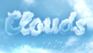 Create-a-Cloud-Text-Effect-in-Photoshop