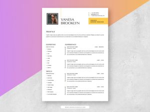 Free-Simple-Elegant-CV-Resume-Template-With-Cover-Letter-1