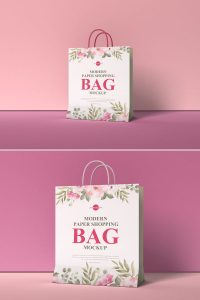 Free-Packaging-Shopping-Paper-Bag-Mockup-PSD