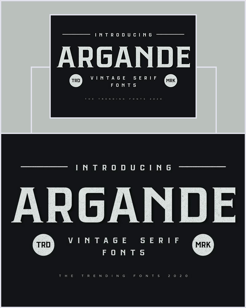 Argande-Modern-Vintage-Serif-Font