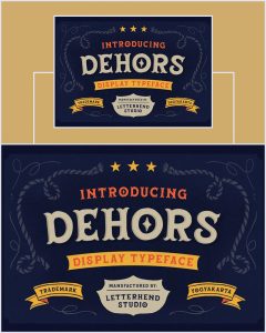 Dehors-Modern-Western-Display-Serif-Typeface
