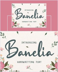 Banelia-Modern-Handwritting-Font