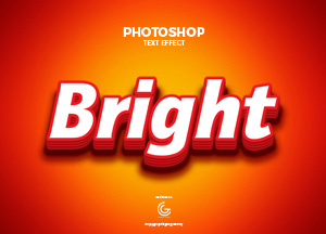 Free-Bright-Photoshop-Text-Effect-300
