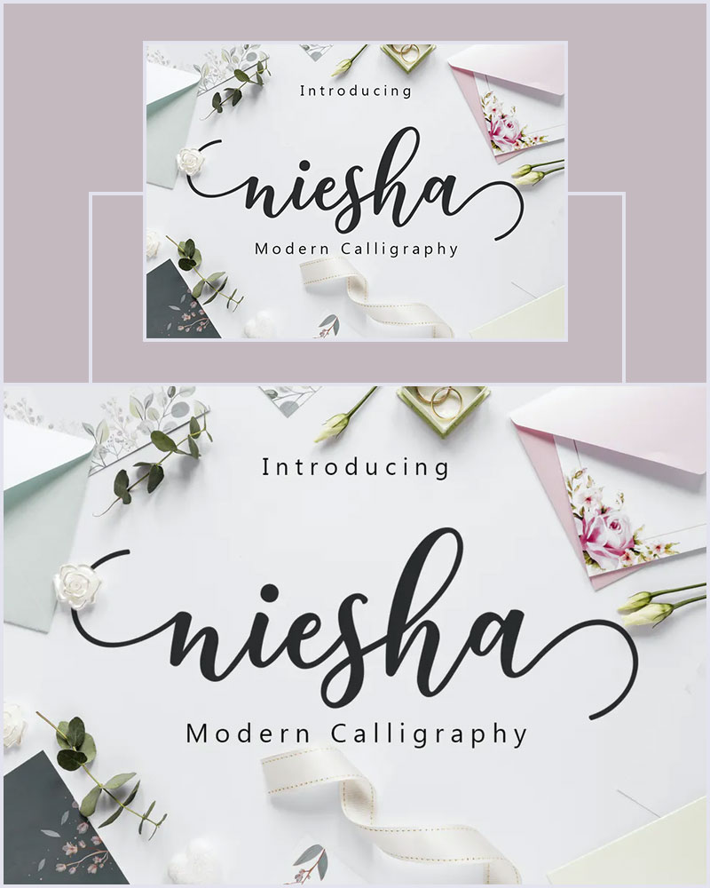 Niesha-Modern-Calligraphy-Font