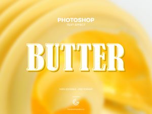 Free-Butter-Photoshop-Text-Effect
