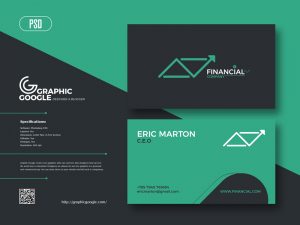 Free-Financial-Business-Card-Design-Template