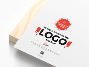 Free-Texture-Paper-Brand-Logo-Mockup