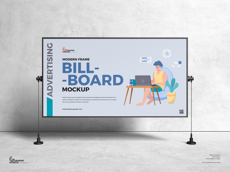 Free-Modern-Frame-Advertising-Billboard-Mockup