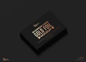 Free-Gold-Foil-Business-Card-Mockup-PSD-Vol-3-300