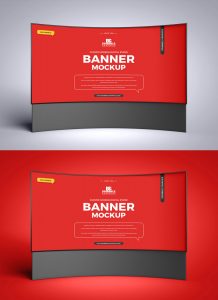Free-Curved-Screen-Digital-Stand-Banner-Mockup-PSD-Design-Template
