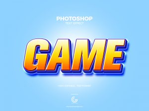 Free-Game-Photoshop-Text-Effect
