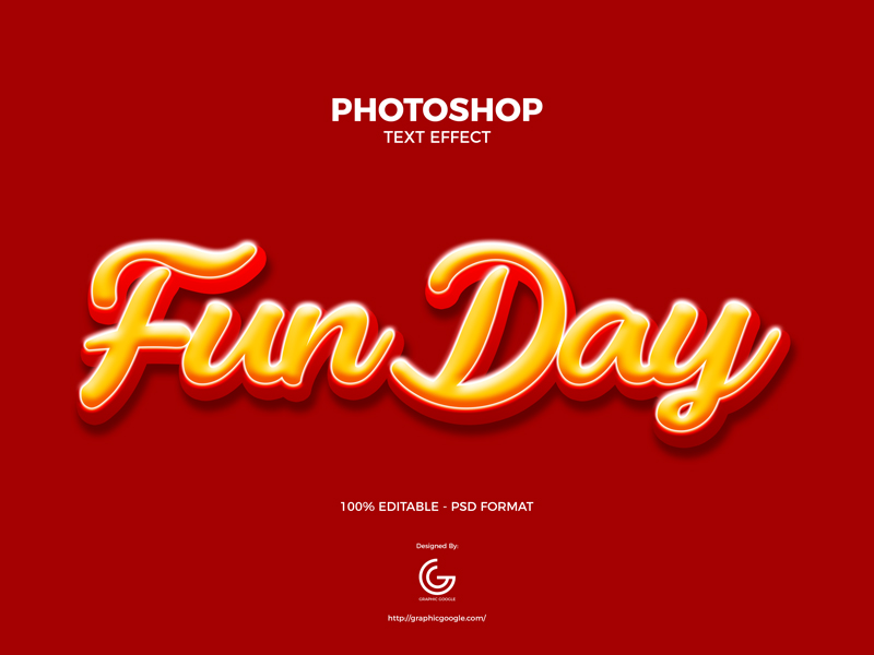 Free-Fun-Day-Photoshop-Text-Effect
