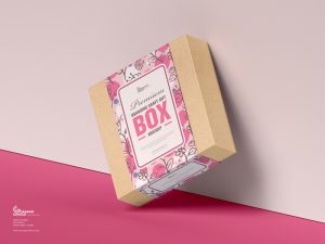 Free-Premium-Branding-Craft-Gift-Box-Mockup