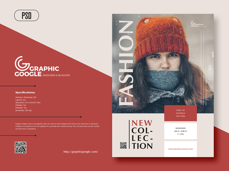 Free-Fashion-New-Collection-Flyer-Design-Template-of-2022