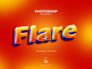 Free-Flare-Photoshop-Text-Effect