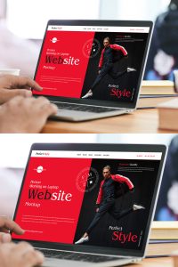 Free-Person-Working-on-Laptop-Website-Mockup-PSD