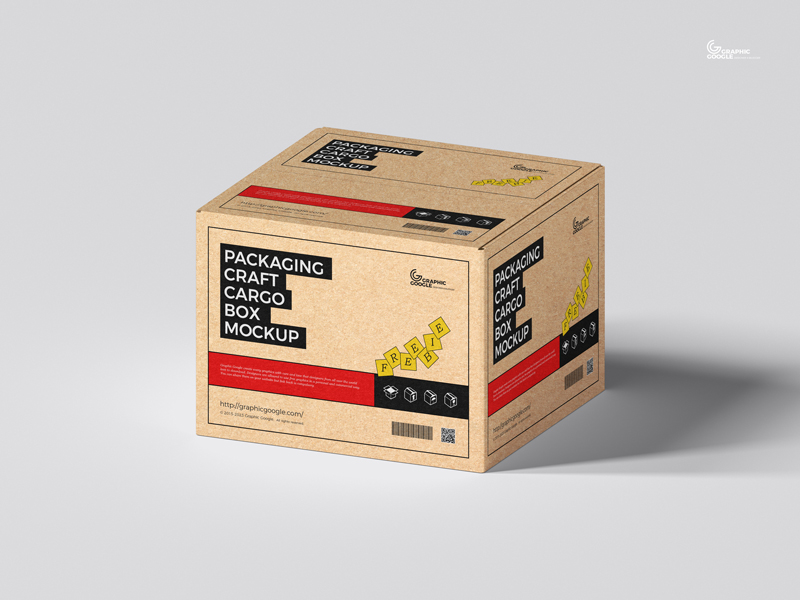 Free-Packaging-Craft-Cargo-Box-Mockup