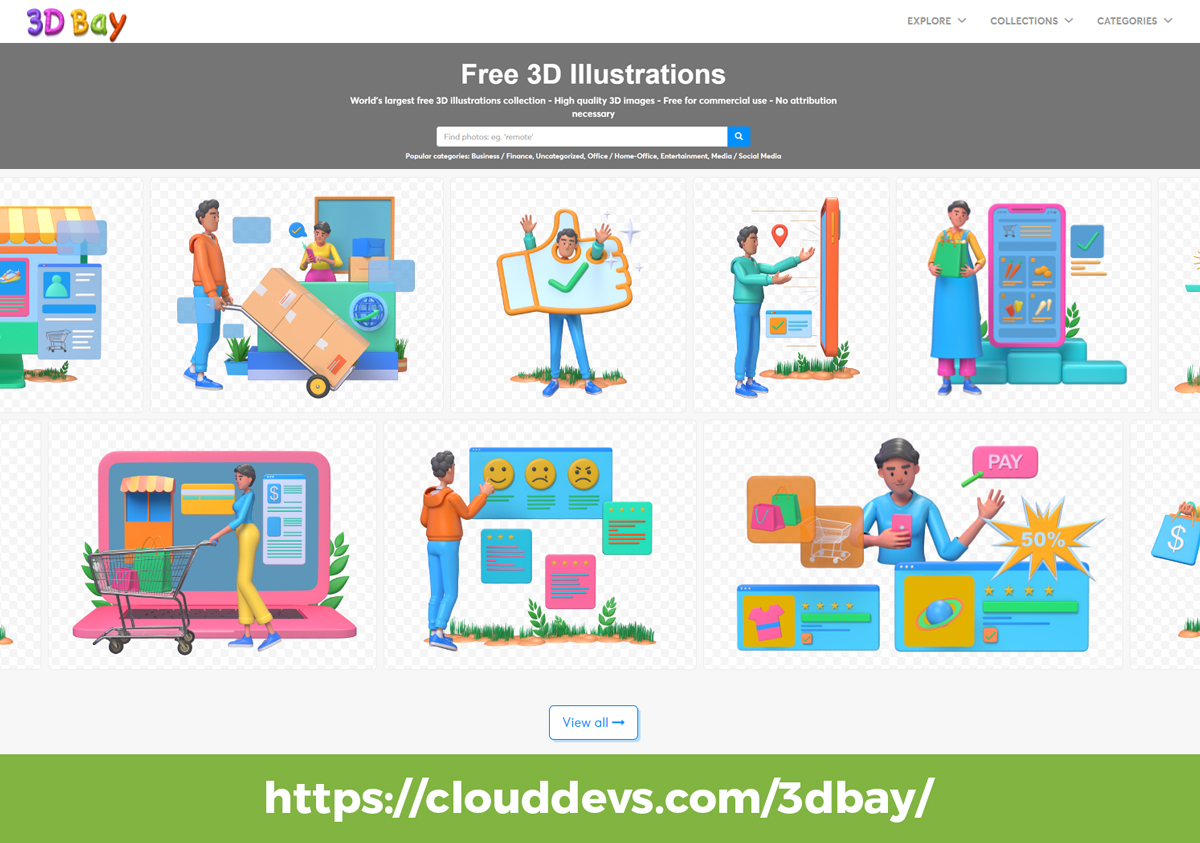 clouddevs-3dbay-3D-website-2023