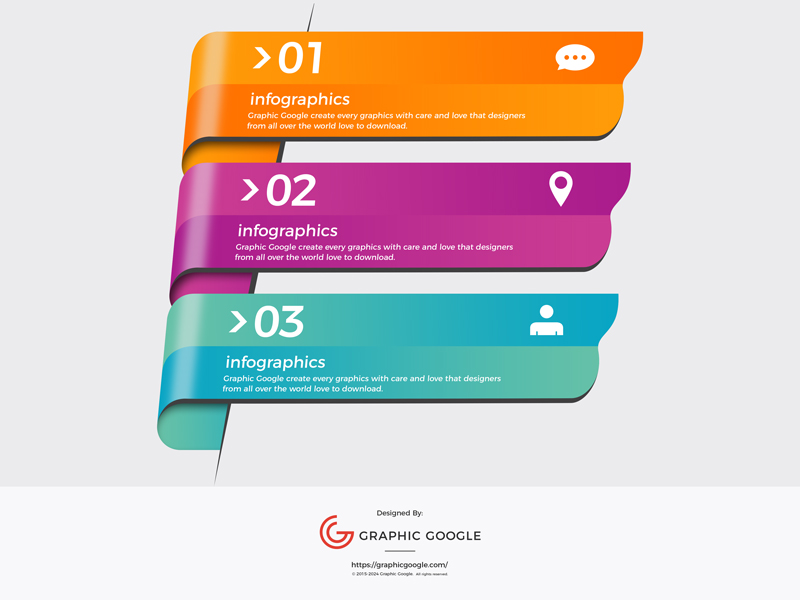 Free-Infographic-Template-with-Ribbons-Banners-600