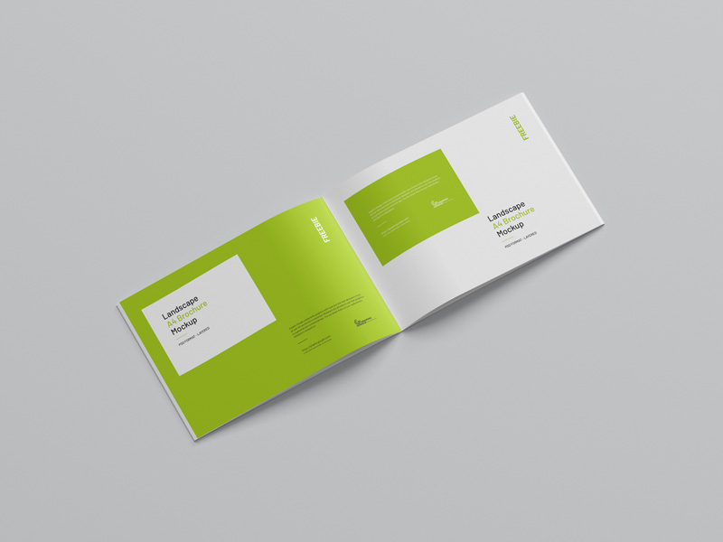 Free-Landscape-A4-Brochure-Mockup