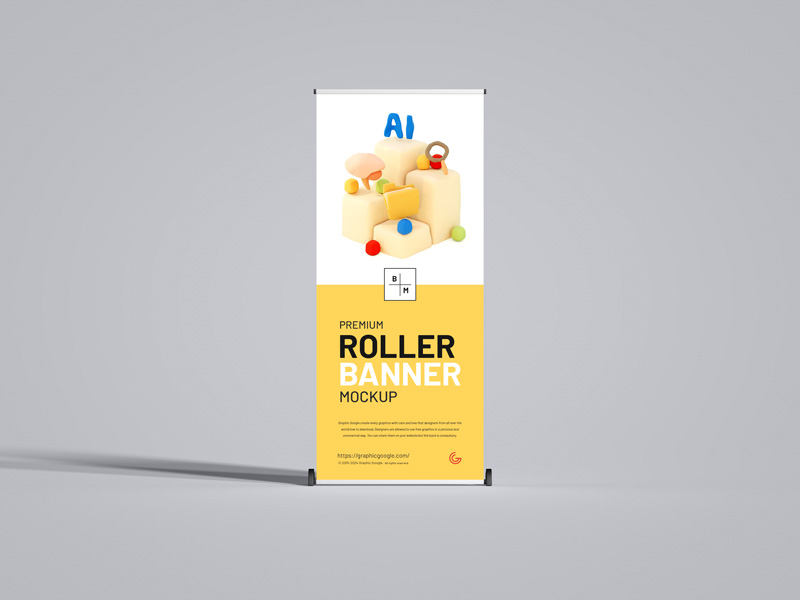 Free-Premium-Roller-Banner-Mockup