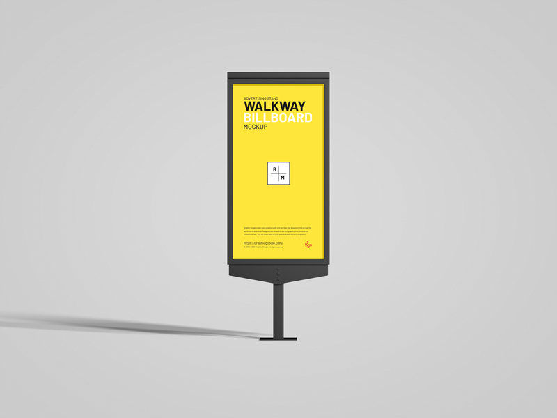 Free-Advertising-Stand-Walkway-Billboard-Mockup