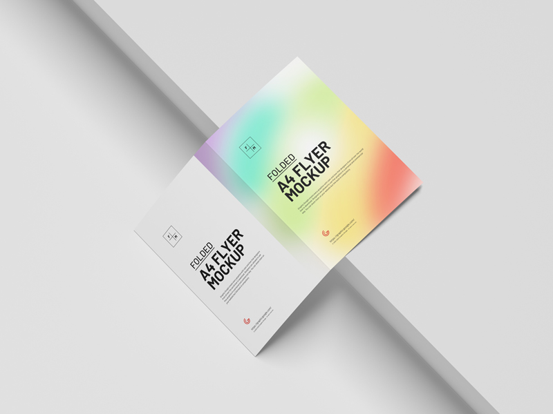 Free-Folded-A4-Flyer-Mockup