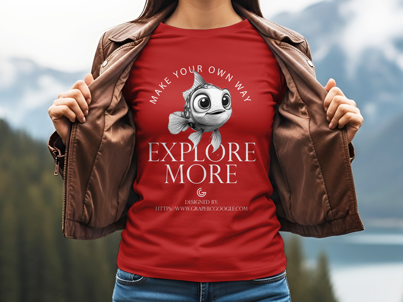 Free-Adventure-Girl-T-Shirt-Mockup-600