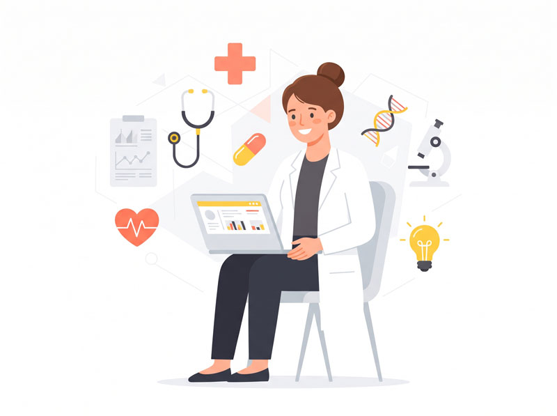 Doctor_creating_healthcare_Illustration