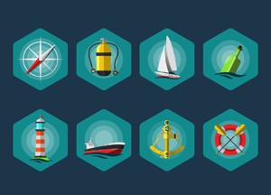 8 Free Sea Icons Set-300