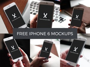 Girl Carry 6 iPhone 6 Mockups