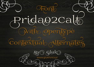 Free Prida Script Font-300