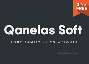 Free Qanelas Soft Sans Serif Font-300