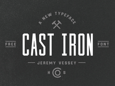 Cast Iron Free Font