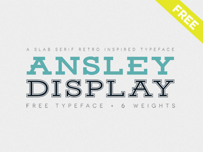 Free Ansley Display Font