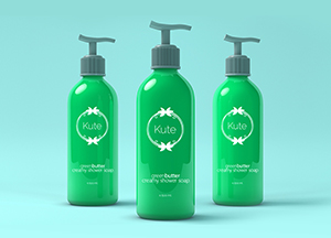 Free Cosmetic Dispensers Bottles Mockup-Preview Image