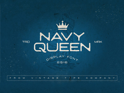 Free Navy Queen Font