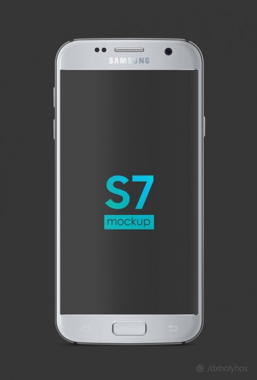 Free Samsung Galaxy S7 PSD Mockup - Graphic Google - Tasty Graphic