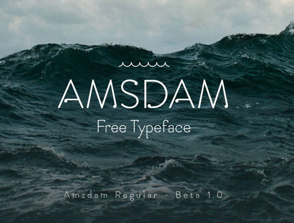 Free Amsdam Typeface