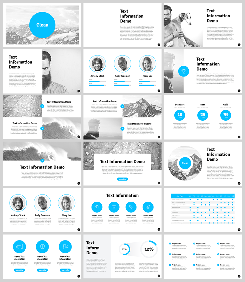 Free Clean PowerPoint Template For Designers With 18 Slides Graphic Free Clean PowerPoint Template For Designers With 18 Slides Graphic