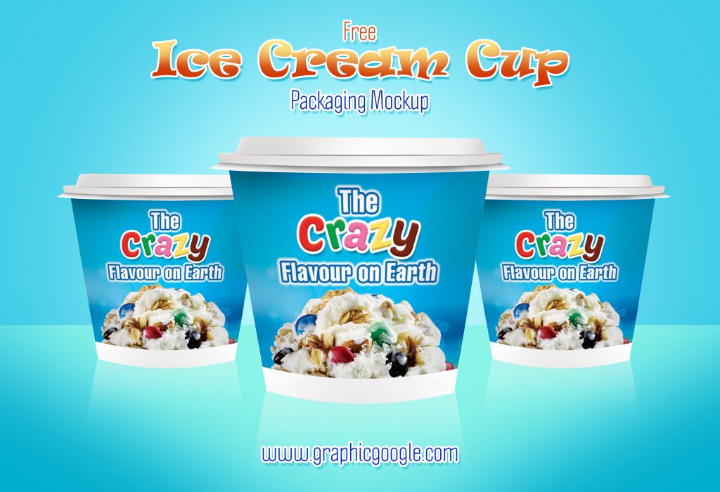 Download Free Ice Cream Cup Packaging Mockup - Graphic Google ...
